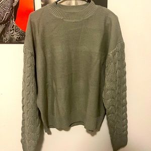 Shein. Medium green sweater